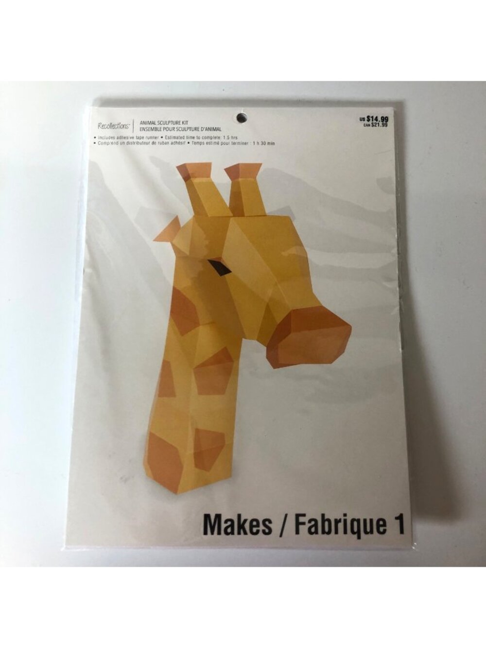 Recollections Animal Sculpture Kit - Giraffe - Creative Crafting Great Gift NEW